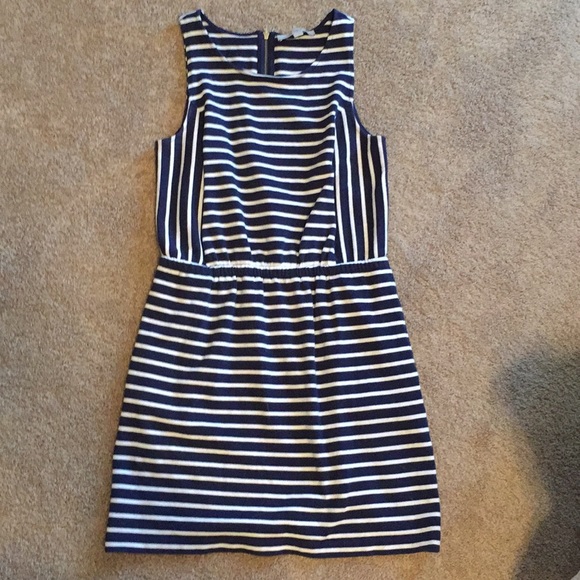 LOFT Dresses & Skirts - Adorable Loft dress; navy and white